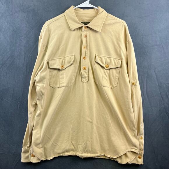 J.L. Powell Brushed Flannel Shirt Performance Long Sleeve Sporting XL Soft - Picture 1 of 11